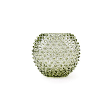 Hobnail Globe Vas 18 cm Olivgrön