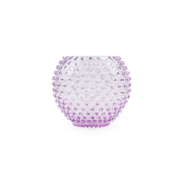 Hobnail Globe Vas 18 cm Lila