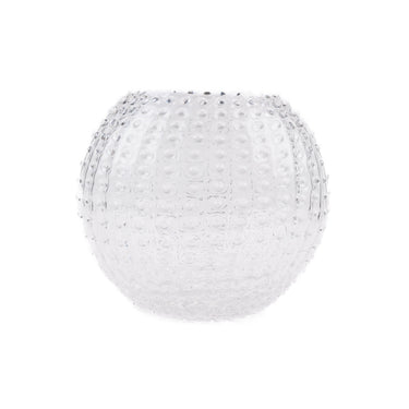 Hobnail Globe Vas 24 cm Kristall