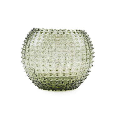 Hobnail Globe Vas 24 cm Olivgrön