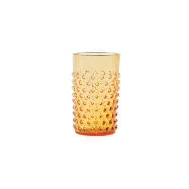 Hobnail Glas Bärnsten + Guld