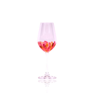 Handmålat Verona Vitvinsglas 350 ml Aprikos