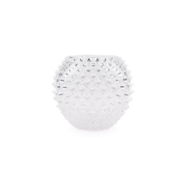 Hobnail Globe Vas 18 cm Kristall