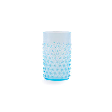 Opaline Hobnail Glas Pastellblå